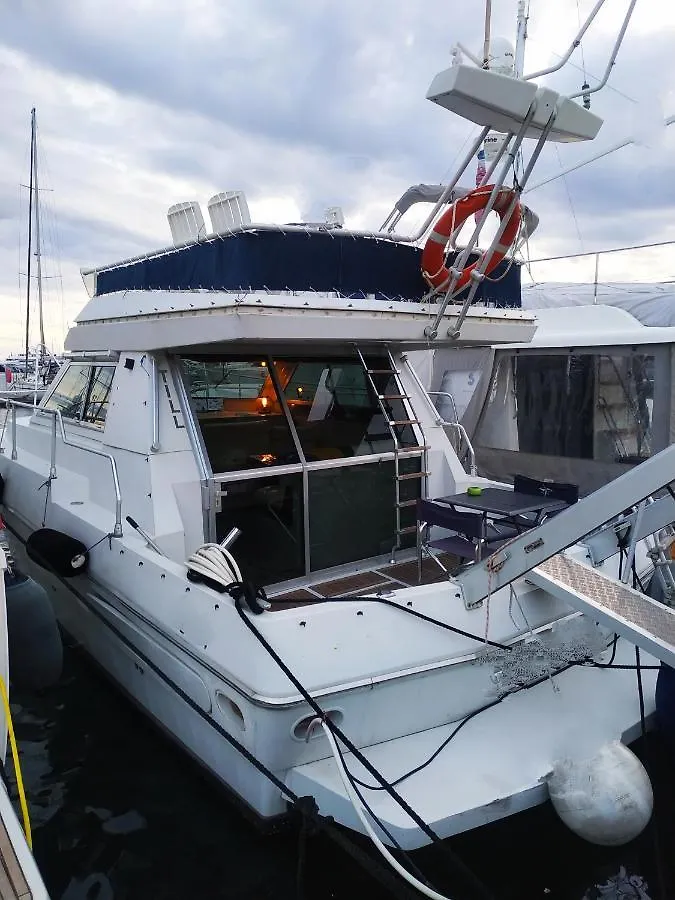 Botel Ferretti 36 ' Bateau A Quai Vieux-Port Cannes Festival La Croisette