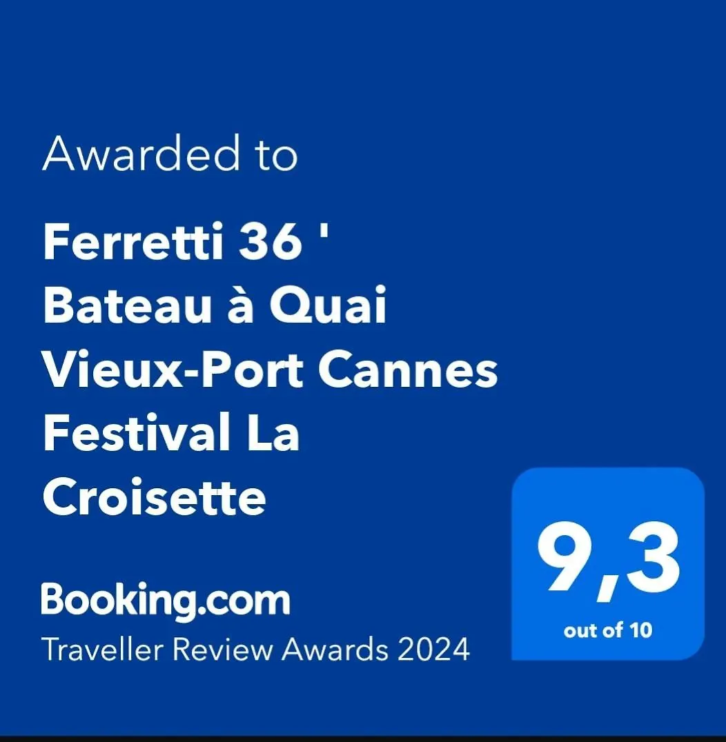 Ferretti 36 ' Bateau A Quai Vieux-Port Cannes Festival La Croisette 0*,  France